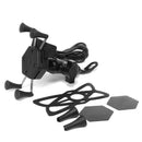 Suporte Garra Para Celular Moto Universal Com Carregador Usb