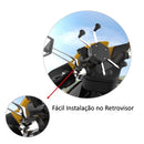 Suporte Garra Para Celular Moto Universal Com Carregador Usb