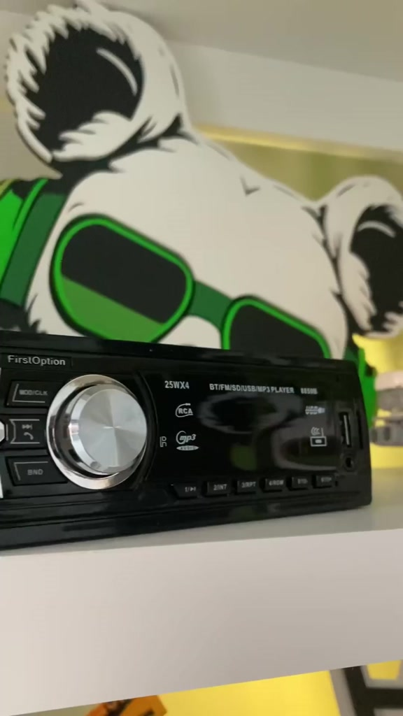 Rádio Som Automotivo MP3 C/ Bluetooth USB Aux Pen Drive