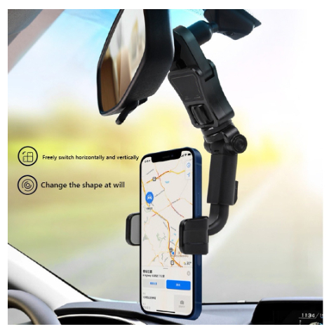 Novo Suporte Multifuncional Carro Espelho Retrovisor e Mesa universal GPS para celular automóvel