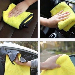 Toalha Pano Limpeza 30x40 48g 2 Lados Limpar Carros sem Arranhar Multiuso De Microfibra Macia