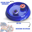 Kit 4 Beyblade Metal Com Led 5D + 2 Lançadores + Arena Para Combate