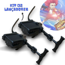 Kit 4 Beyblade Metal Com Led 5D + 2 Lançadores + Arena Para Combate