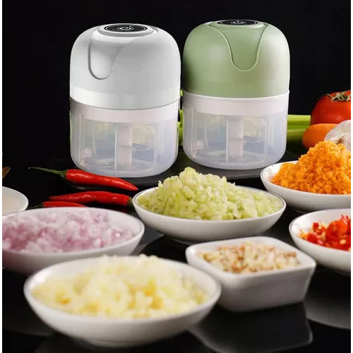 Mini Processador Triturador Sem Fio Elétrico De Alimentos Para Legumes Alho Gengibre 250ML