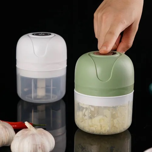 Mini Processador Triturador Sem Fio Elétrico De Alimentos Para Legumes Alho Gengibre 250ML