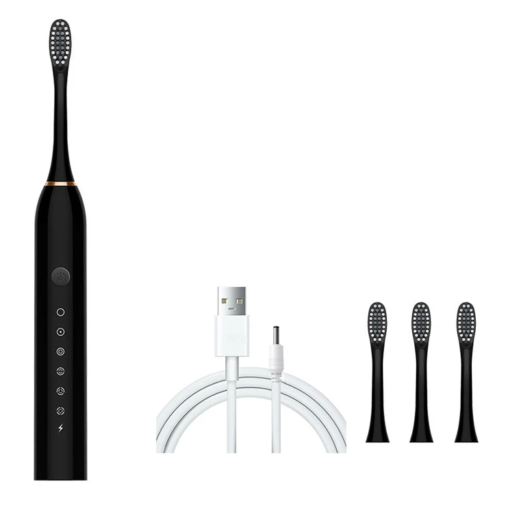 Escova de dentes elétrica recarregável Sonic IPX7