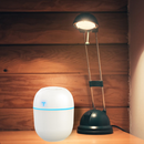 Umidificador De Ar Com Grande Capacidade Para Casa/Escritório Com Atmosfera Led Luz Noturna Lâmpada Casa Para Quarto