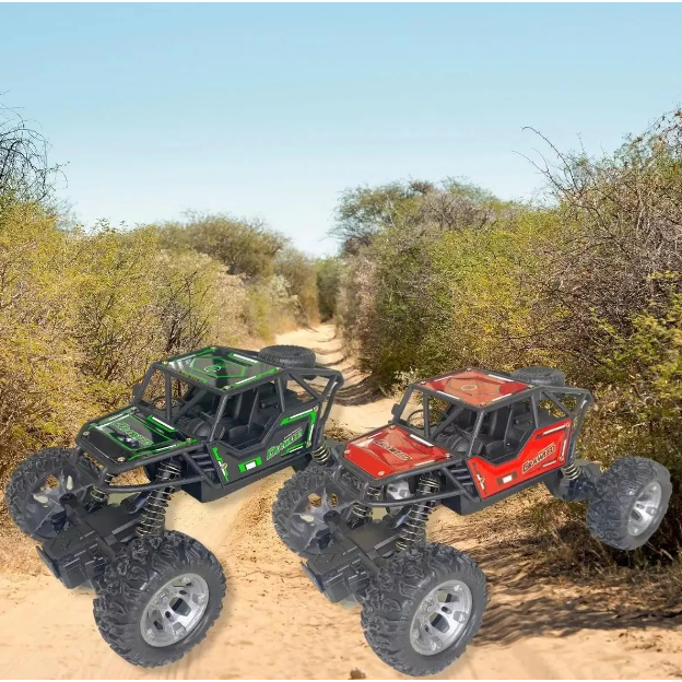 Brinquedo Carrinho Rock Crawler Off Road Recarregável de Controle Remoto
