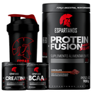 Kit Whey Protein Fusion + Bcaa + Creatina + Shaker