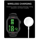 Relógio inteligente F9 2025 com Bluetooth para chamadas, relógio esportivo e frequência cardíaca