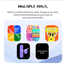 Relógio inteligente F9 2025 com Bluetooth para chamadas, relógio esportivo e frequência cardíaca