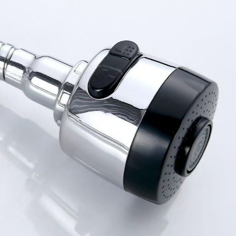 Inox Prata Torneira Com Chuveiro Com Rotação De 360° Cozinha Luxo Parede Promoção