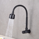 Torneira de inox prata, estilo chuveiro com rotação 360°