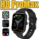 Relógio inteligente F9 2025 com Bluetooth para chamadas, relógio esportivo e frequência cardíaca