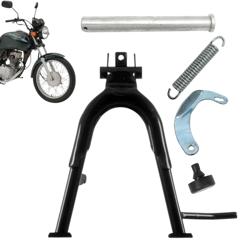 Kit Cavalete Central Honda Cg 125 Titan Fan 2000 2001 2002 2003 2004 2005 2006 2007 2008 Descanso