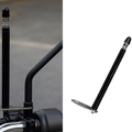 Antena Corta Pipa Moto Retrátil Anti Cerol Aço Inox Guidão