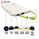 Carregador Portátil Pineng Power Bank 10.000mah,5000mah com adaptador iPhone,V8