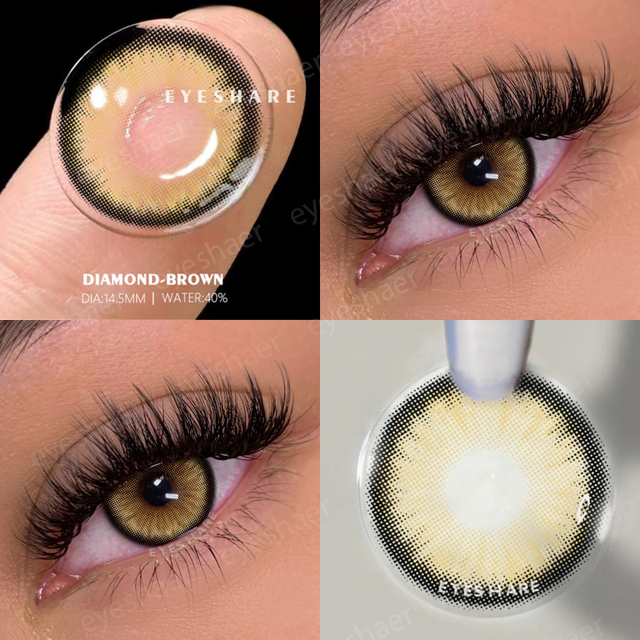 Lentes De Contato Coloridas 2pcs 