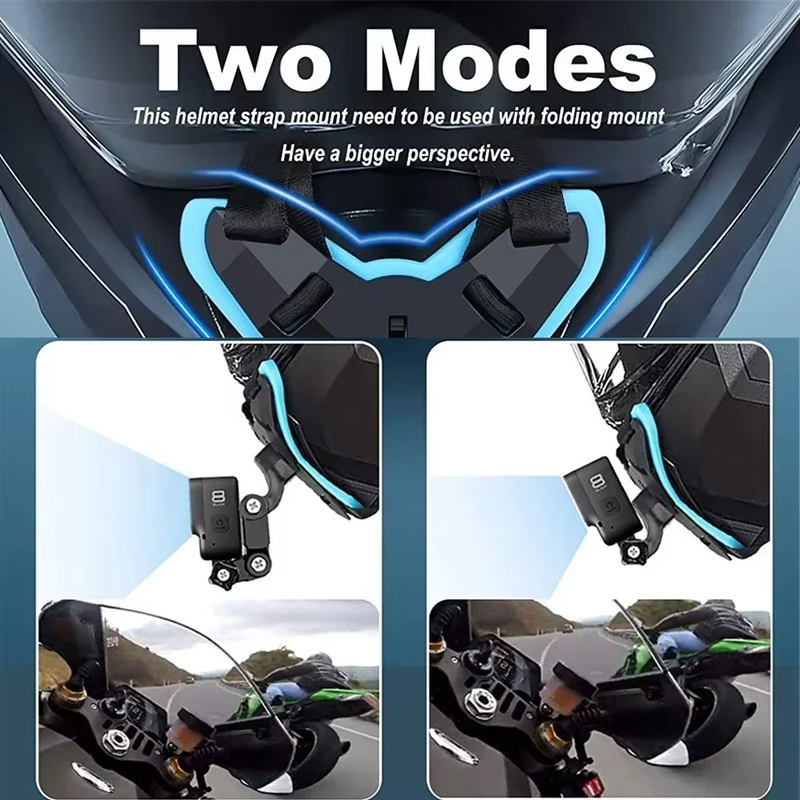 Suporte De Capacete Para Câmera De Ação E Celular Queixo Gopro Sjcam