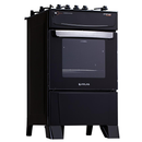 Fogão Atlas 4 Bocas preto Atenas Glass com Acendimento automático - Bivolt