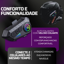Fone De Ouvido Para Capacete Sem Fio Bluetooth Rgb