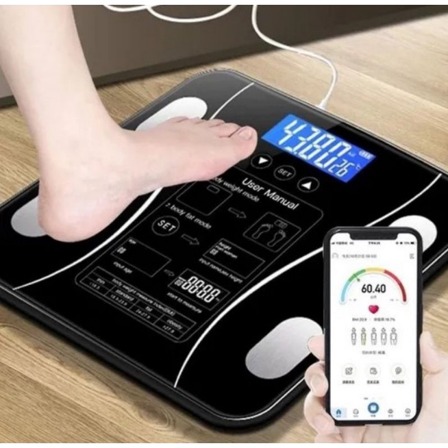 Balança Digital Medidora Corporal Bioimpedância até 180kg rj