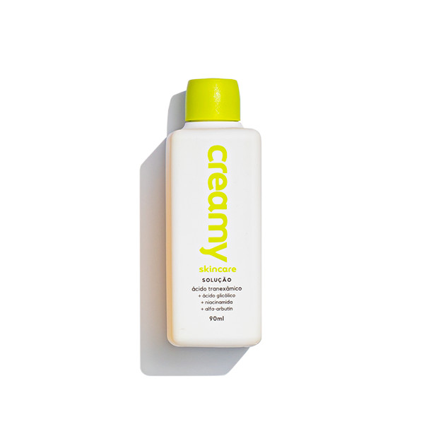 Creamy Skincare Ácido Tranexâmico 90ml Solução Clareadora, Acne e Melasma, Todos os Tipos de Pele