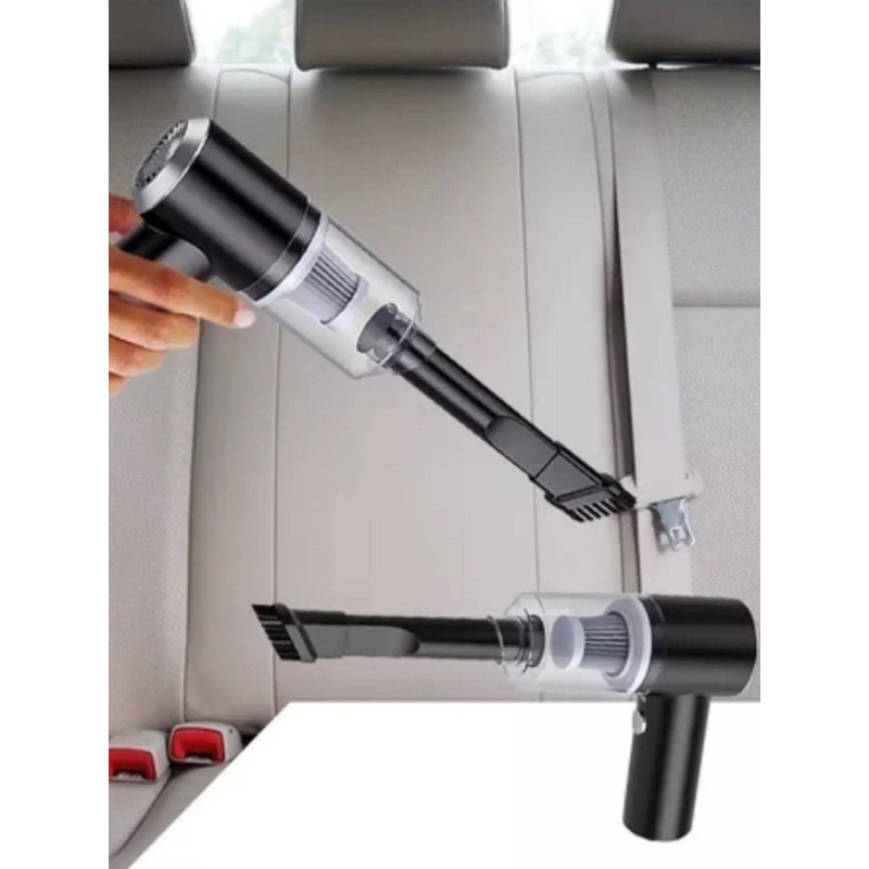Mini Aspirador de Pó Portátil Automotivo Casa Sem Fio 3 em 1 Recarregável Potente 6000Pa