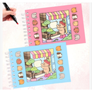 Livro De Colorir Capa Dura Caderno de Desenho 50 Páginas