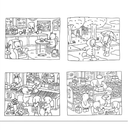 Livro De Colorir Capa Dura Caderno de Desenho 50 Páginas