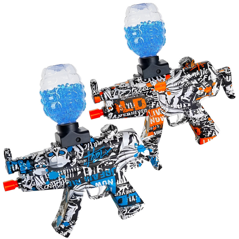 Arminha Automática Modelo M416 / AK-47 / MP5 / IMR - Com Silenciador e 5000 Bolinhas e Dardos com Ventosa + Acessórios