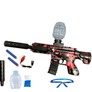 Arminha Automática Modelo M416 / AK-47 / MP5 / IMR - Com Silenciador e 5000 Bolinhas e Dardos com Ventosa + Acessórios