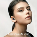 E6S Cor Preta Fones De Ouvido Sem Fio TWS Bluetooth Com Microfone Estéreo Som Cancelamento Ruído LED Display Digital Fon